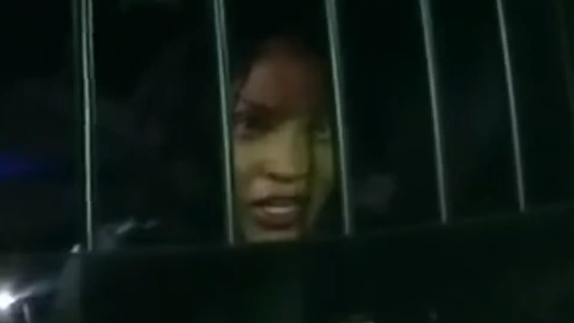 "Joseline Hernandez sitting in the back of a police car - Exclusive video released by Lions Ground