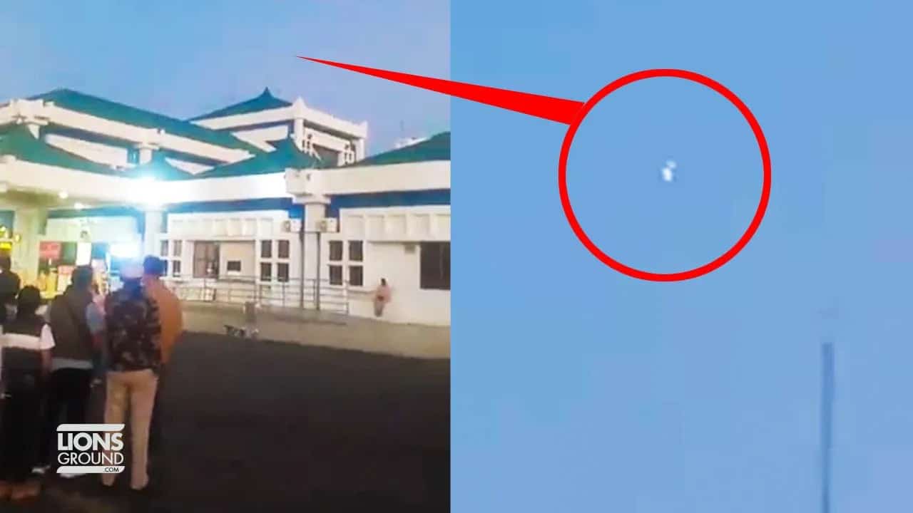 Unidentified flying object sighted near Imphal Airport, Manipur